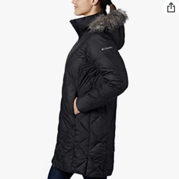 ‼️FIRM‼️ NWT Columbia  XS/2 icy heights ii mid length down parka womens - Picture 3 of 15